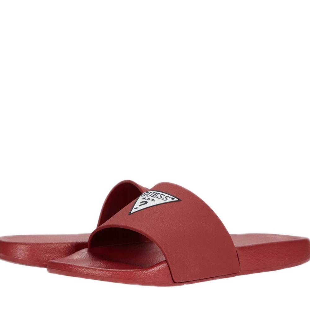 Guess red slides